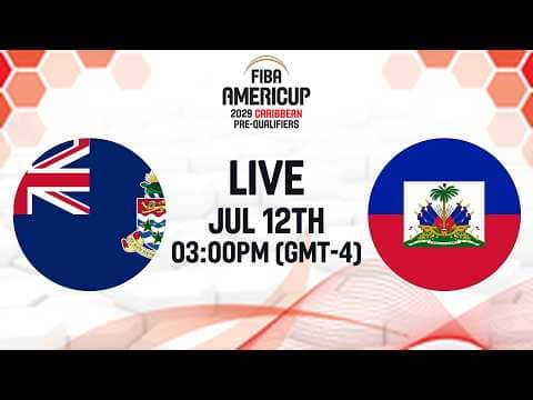 LIVE - Cayman Islands v Haiti | FIBA AmeriCup 2029 Caribbean Pre-Qualifiers 2029 | Group Phase