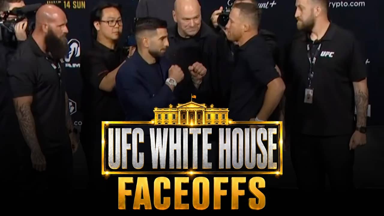 UFC White House Faceoffs: Topuria vs. Gaethje, Pereira vs. Gane | MMA Fighting