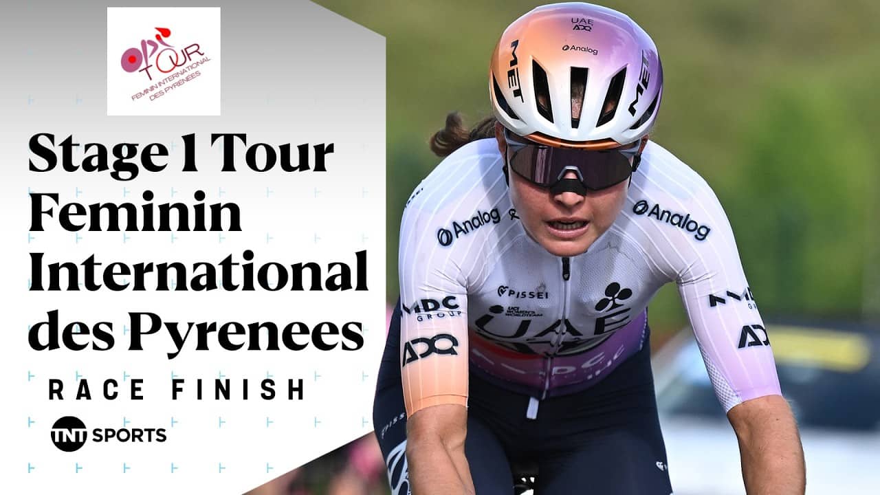 THRILLER! 🍿 | 2026 Stage 1 Tour Féminin International des Pyrénées Final KM's | TNT Sports Cycling