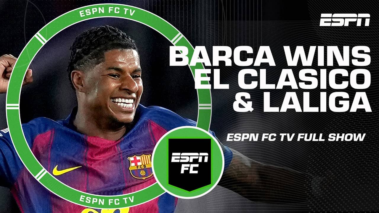 Barca ends LALIGA title race with El Clasico victory 💪 + Have Arsenal put away EPL race⁉️ | ESPN FC