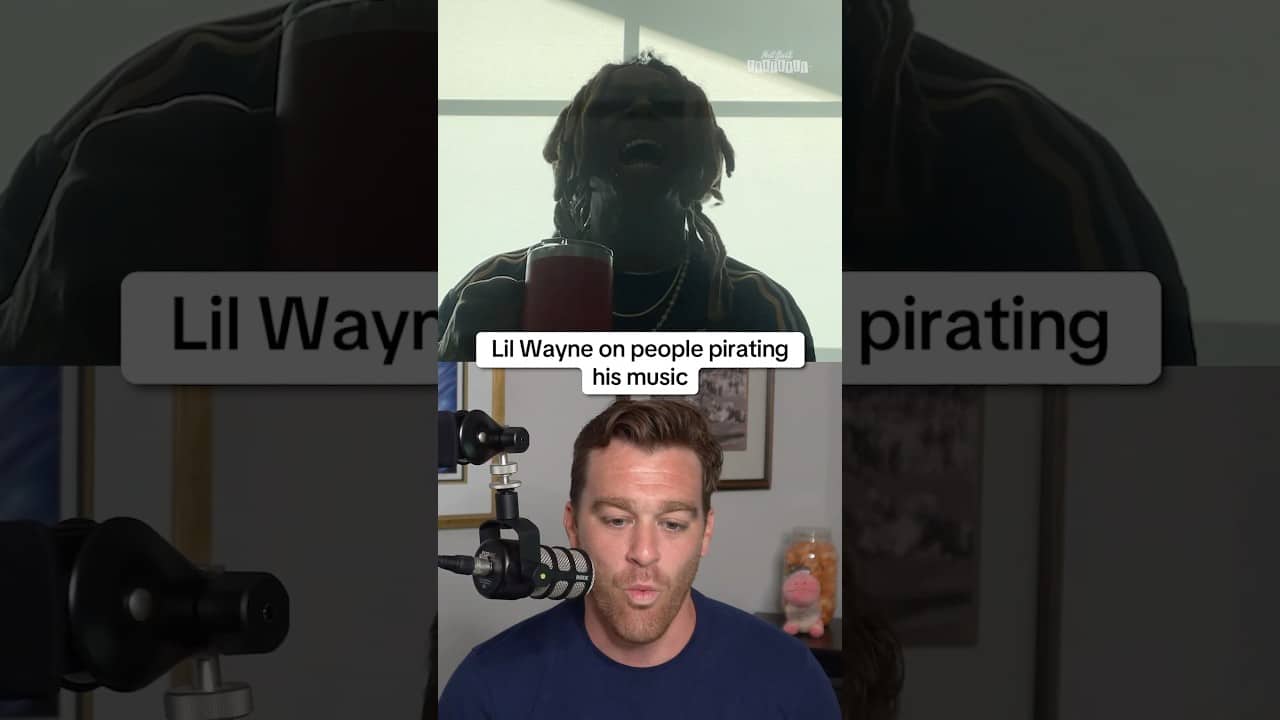 Lil Wayne forgives you for stealing his music 😂😅 #lilwayne #hiphop #rap