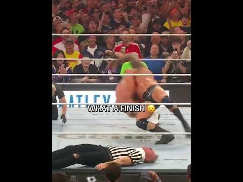 The finish of Rhodes vs. Orton 👀 #WrestleMania