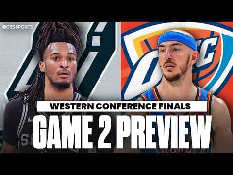 Western Conference Finals Game 2 Preview: Spurs vs Thunder | Can Thunder even up the series?