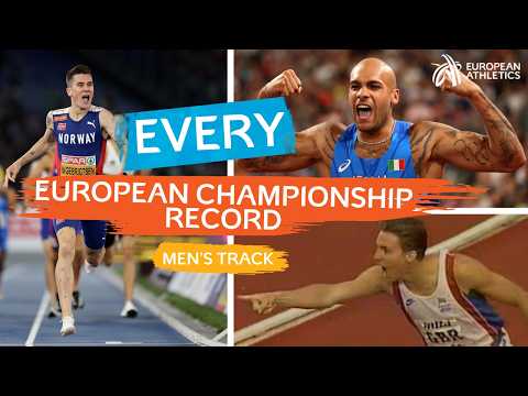 Every Men's Championship Record | TRACK Edition 🔥 | European Athletics Championships