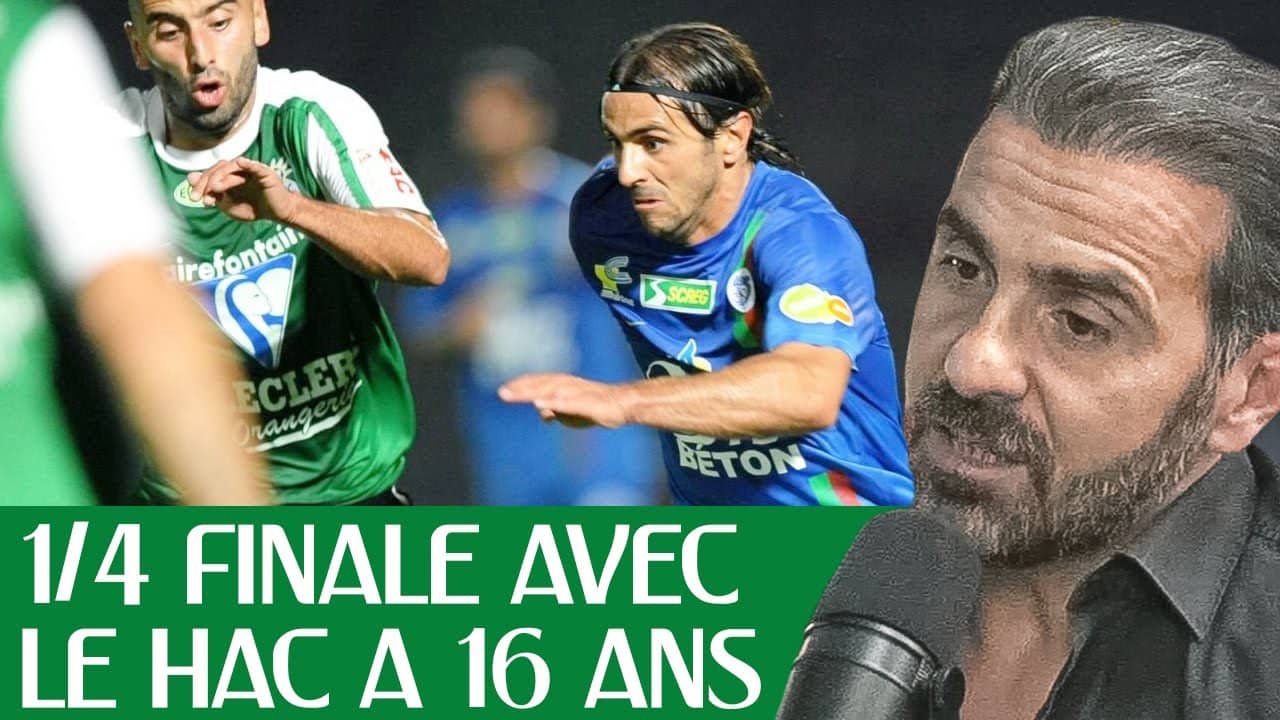 J'AI FAIT MON TEST LE MATIN ET LE SOIR JE SUIS PARTI AVEC LES PRO DU HAVRE AC POUR UN MATCH OFFICIEL