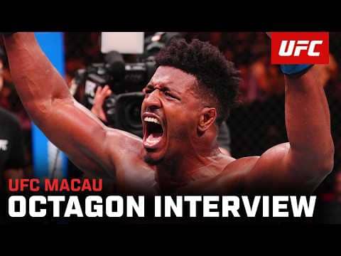 Alonzo Menifield Octagon Interview | UFC Macau