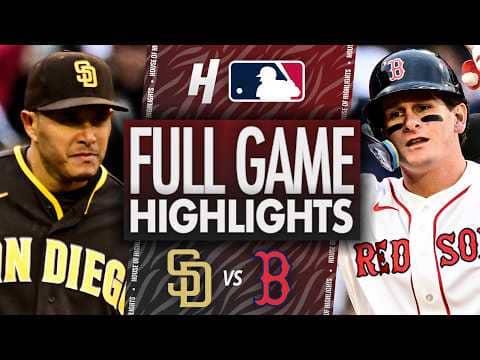 San Diego Padres vs Boston Red Sox - FULL GAME HIGHLIGHTS 🔥 April 4, 2026 MLB Season
