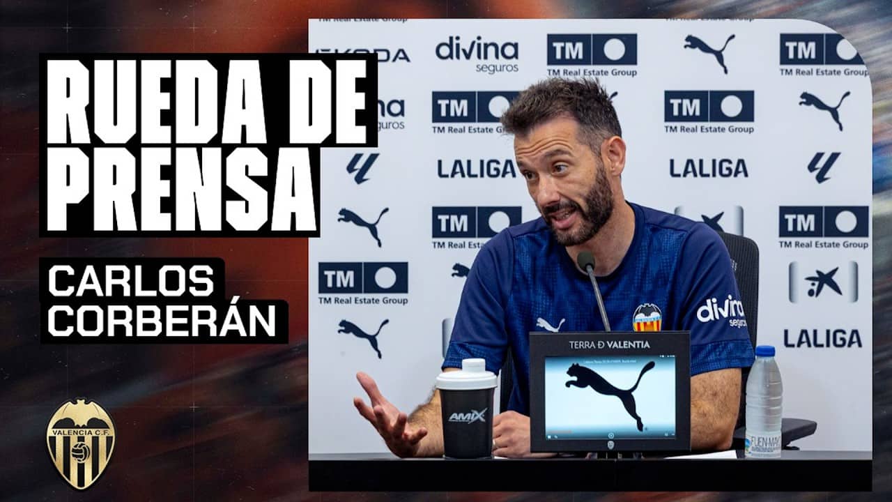RUEDA DE PRENSA DE CARLOS CORBERÁN PREVIA AL VALENCIA CF - GIRONA