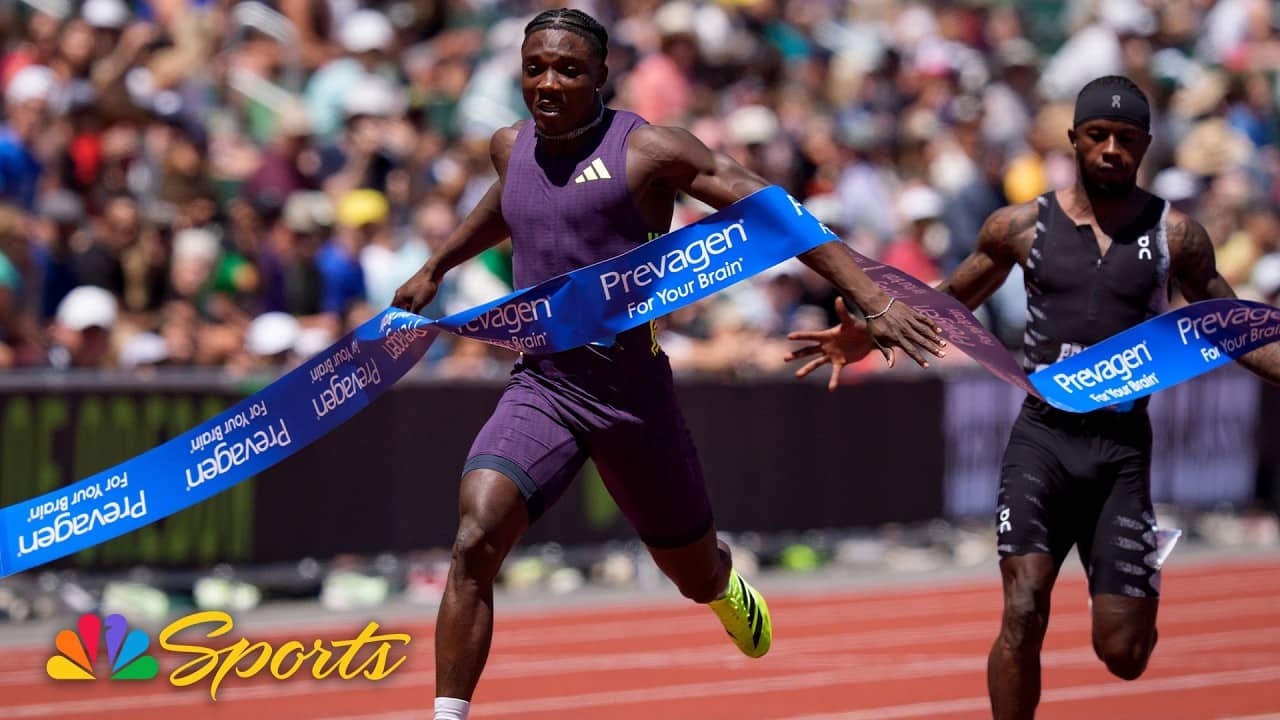 Kayinsola Ajayi equals Nigerian national record for men's 100m in Eugene | NBC Sports