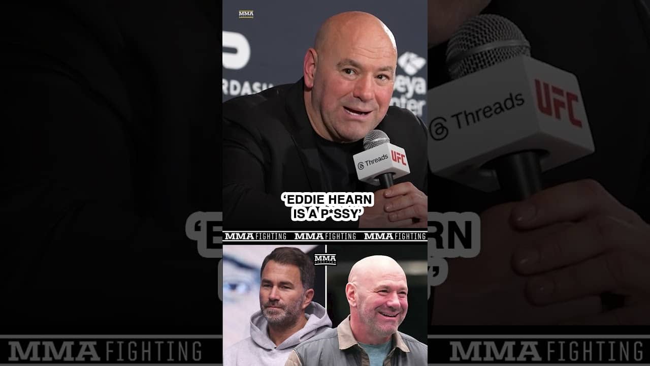 'Eddie Hearn's ain't boxing anybody': Dana White says fight was offered | MMA Fighting