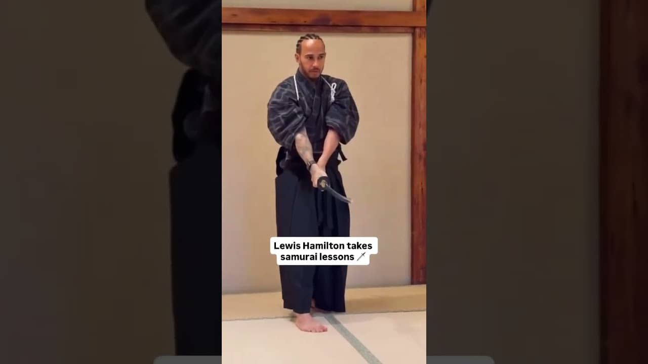 Lewis is fully locked into this season 🇯🇵 (via @lewishamilton/IG)
