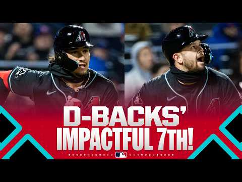 FULL 7th inning: D-backs score four runs to take the lead over the Mets 💥 | MLB Highlights