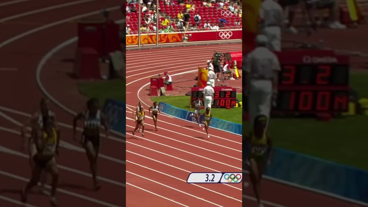 Where the legacy began. ⚡️ Shelly-Ann Fraser-Pryce's Olympic journey began at #Beijing2008