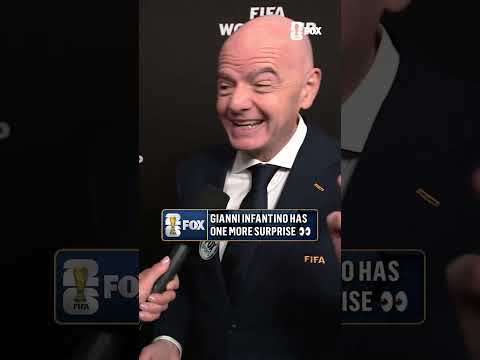 Gianni Infantino hints at who could perform at the first-ever FIFA World Cup Final Halftime Show.