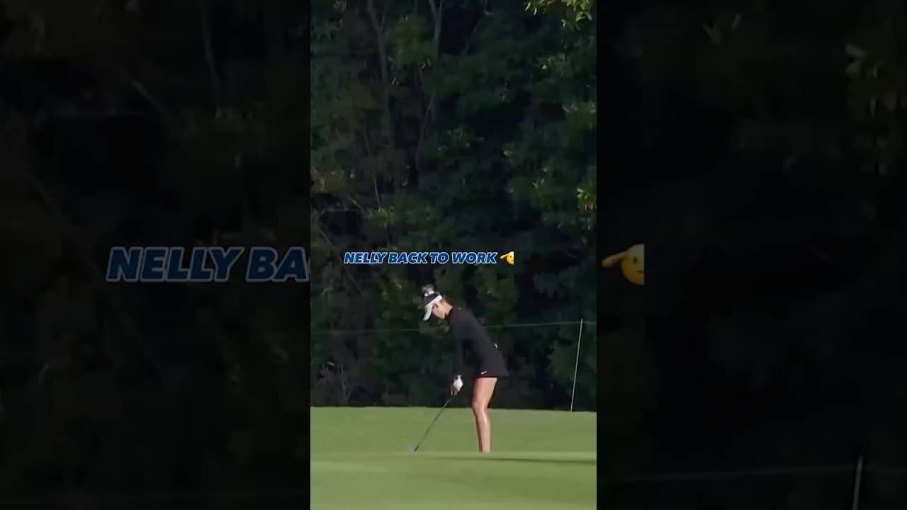Nelly Korda picking up where she left off 🔥😤