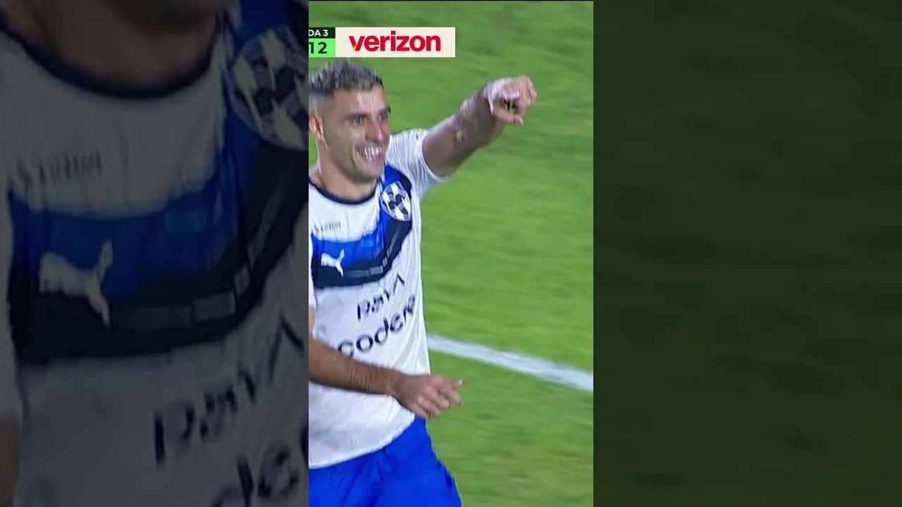 ¡Gooool de Berterame! Monterrey sentencia el encuentro #shorts