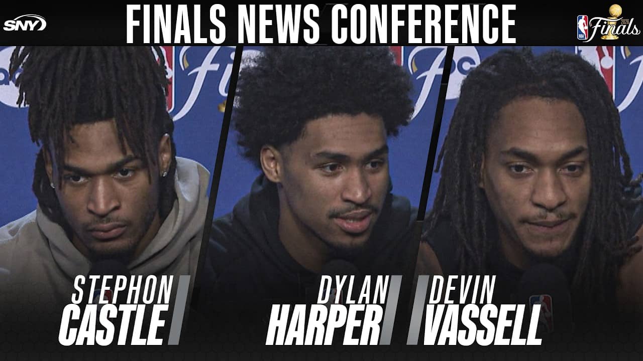 Stephon Castle, Dylan Harper, and Devin Vassel on Spurs preparation for Game 5