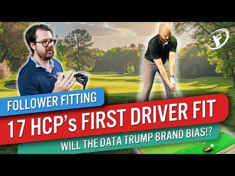2nd Year Golfer Came in for Cobra's OPTM — The Numbers Changed His Mind! // 17 HCP DRIVER FITTING
