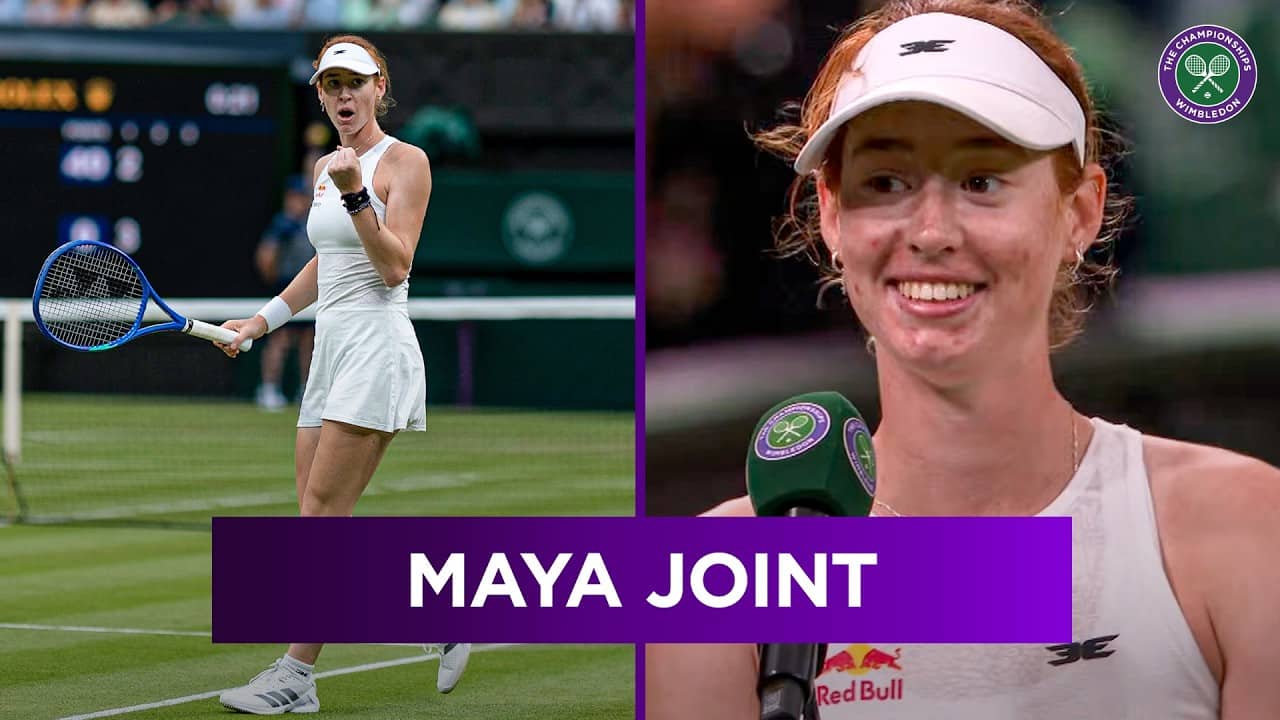 "I didn't get much sleep last night!" | Maya Joint | First Round Post-match Interview