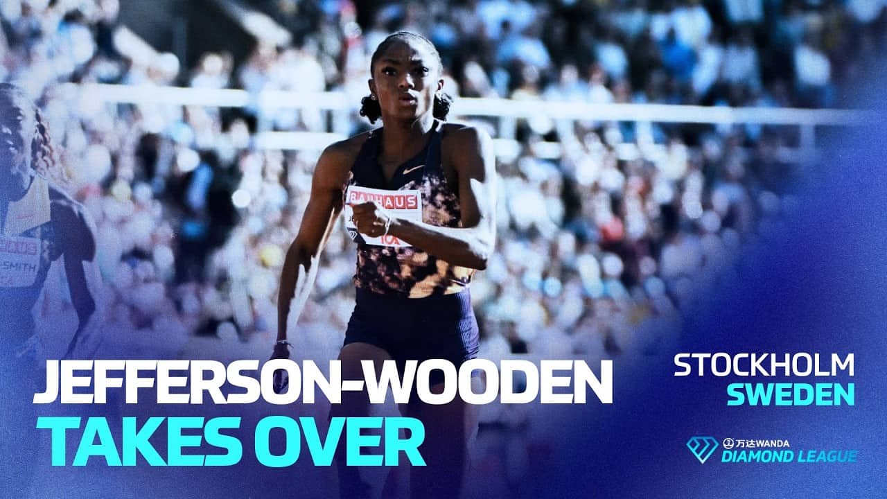 Melissa Jefferson-Wooden storms to 10.84 in the 100m to win in Stockholm | Wanda Diamond League