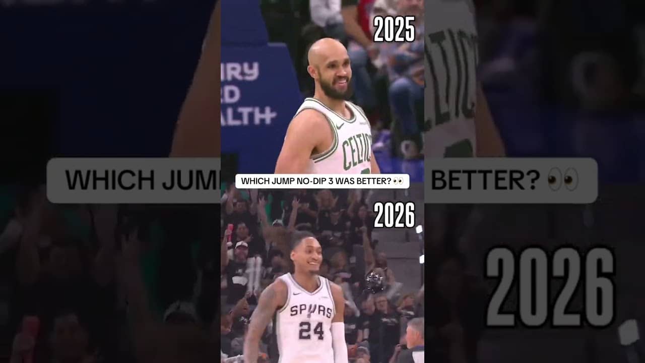 Which no-dip three is crazier… Derrick White’s or Devin Vassell’s?! We can’t decide 😅