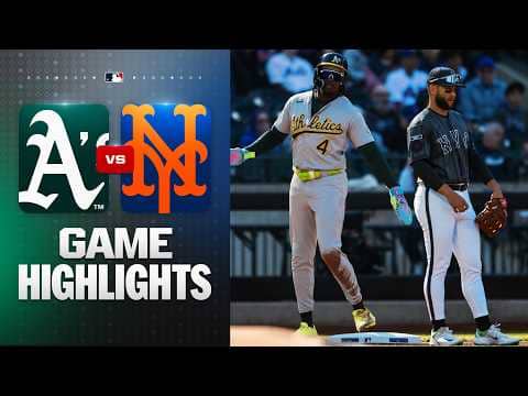 A's vs. Mets Game Highlights (4/11/26) | MLB Highlights