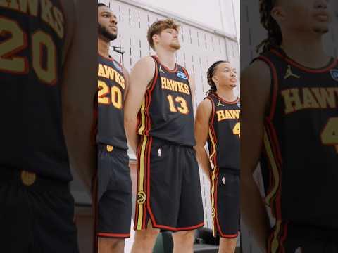 First day in the 🅰️ for the rooks ✅ #nba #nbadraft #hawks