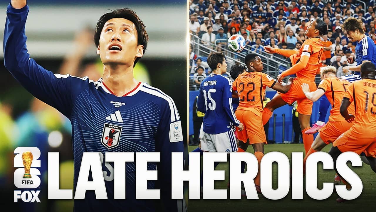 Japan’s Daichi Kamada scores LATE equalizer off corner against Netherlands | 2026 FIFA World Cup™