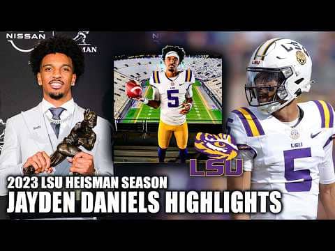 JAYDEN DANIELS HEISMAN YEAR 🔥 LSU's LOST season?! [2023 Season Highlights] | ESPN College Football