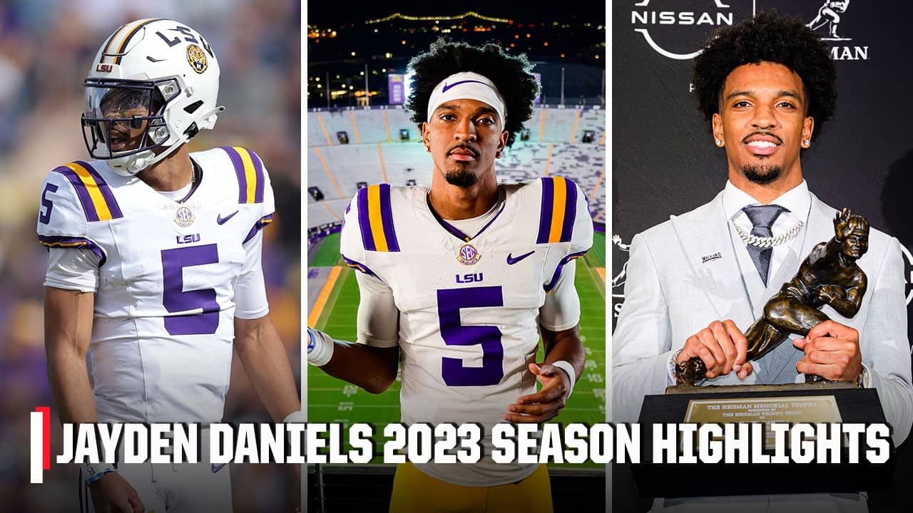 JAYDEN DANIELS HEISMAN YEAR 🔥 LSU's LOST season?! [2023 Season Highlights] | ESPN College Football