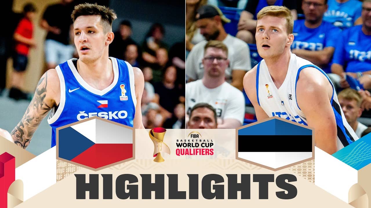 Czechia 🇨🇿 v Estonia 🇪🇪 | Highlights | FIBA Basketball World Cup 2027 European Qualifiers