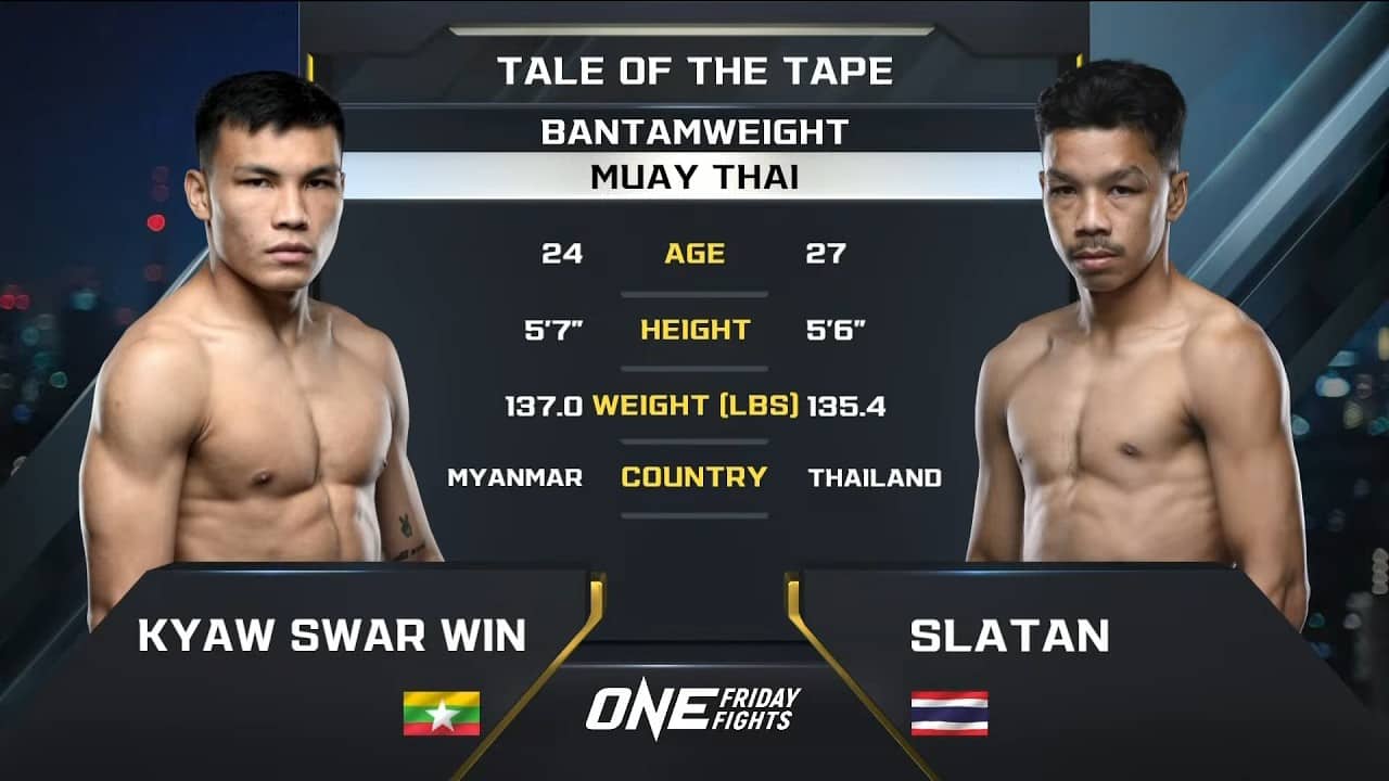 ELBOW AFTER ELBOW 🤯 Kyaw Swar Win 🇲🇲 vs. Slatan 🇹🇭 | Muay Thai Full Fight