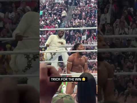 Wait for Lil Yachty's reaction 😆 #WrestleMania