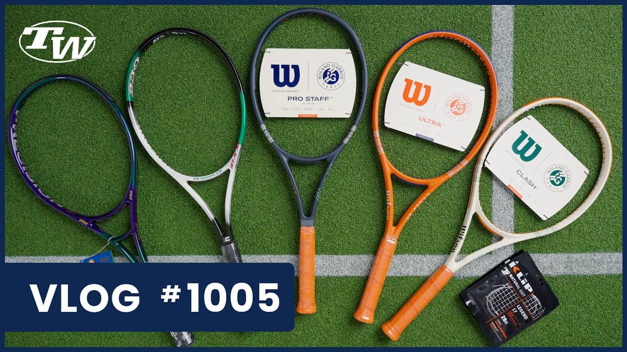 This Tennis Vlog Has Everything: KLIP Gut Strings, Roland Garros Racquets & Vintage Gear | VLOG 1005