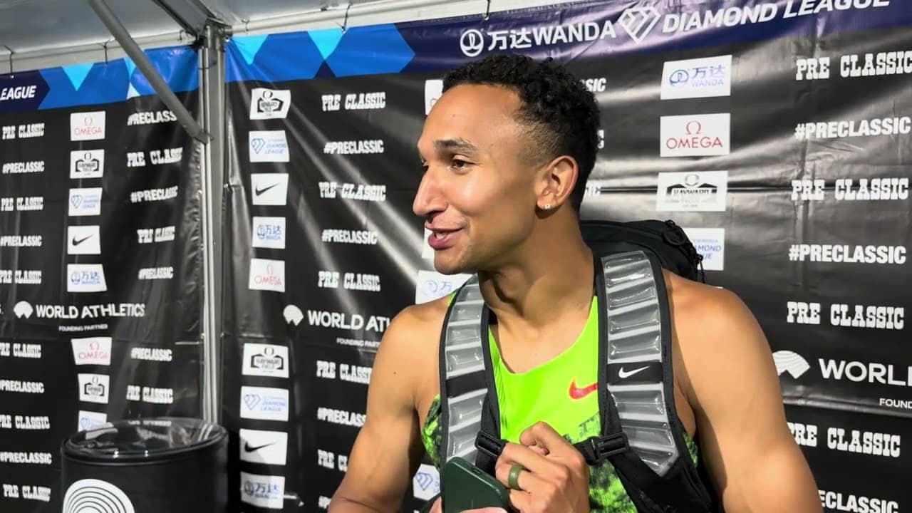 Donavan Brazier Talks Move To Denver, Fitness After 3rd Place In Prefontaine Class 800m