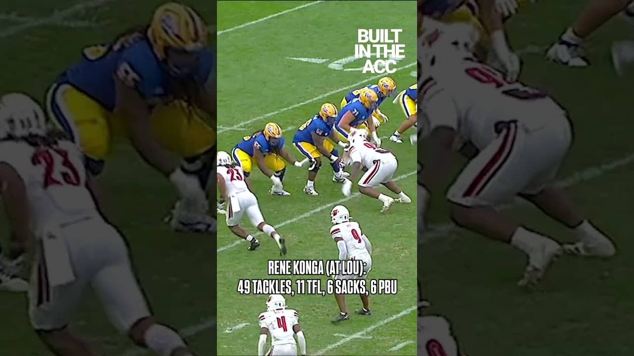😤 Explosive force inside. Rene Konga is #BuiltInTheACC    #nfldraft #louisvillecardinals #cfb