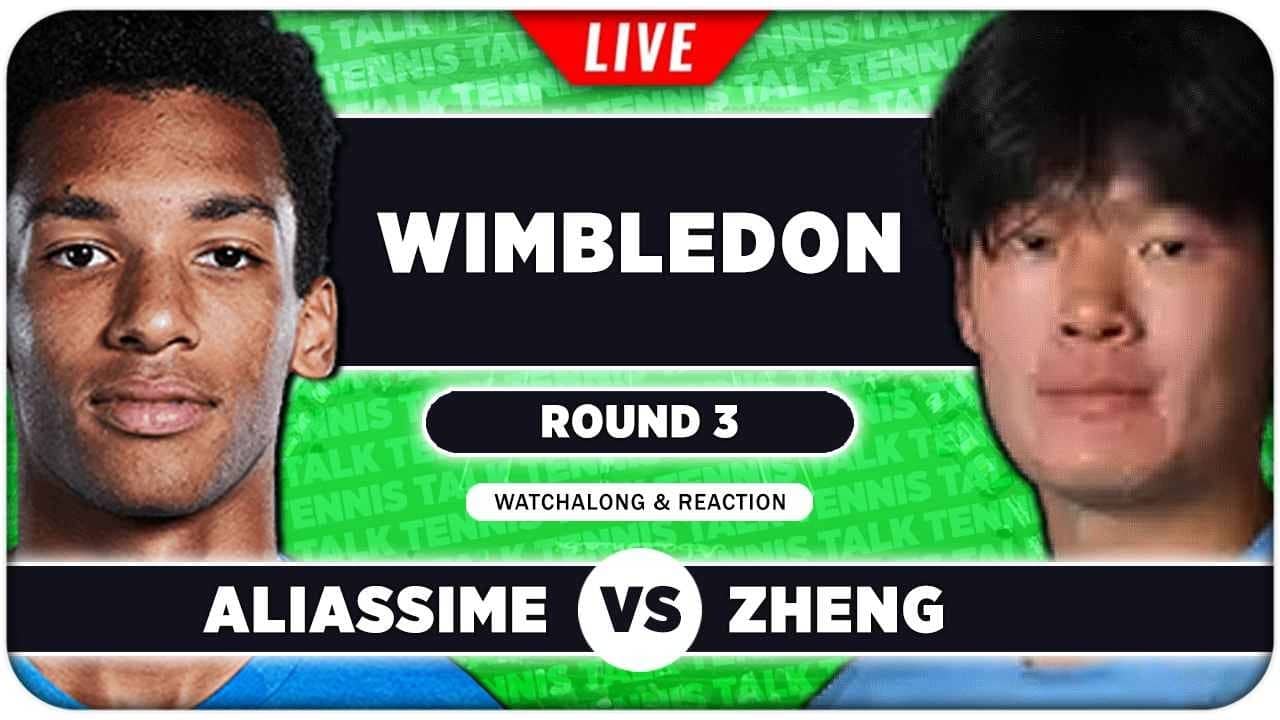 ALIASSIME vs ZHENG • Wimbledon 2026 • LIVE Tennis Watchalong