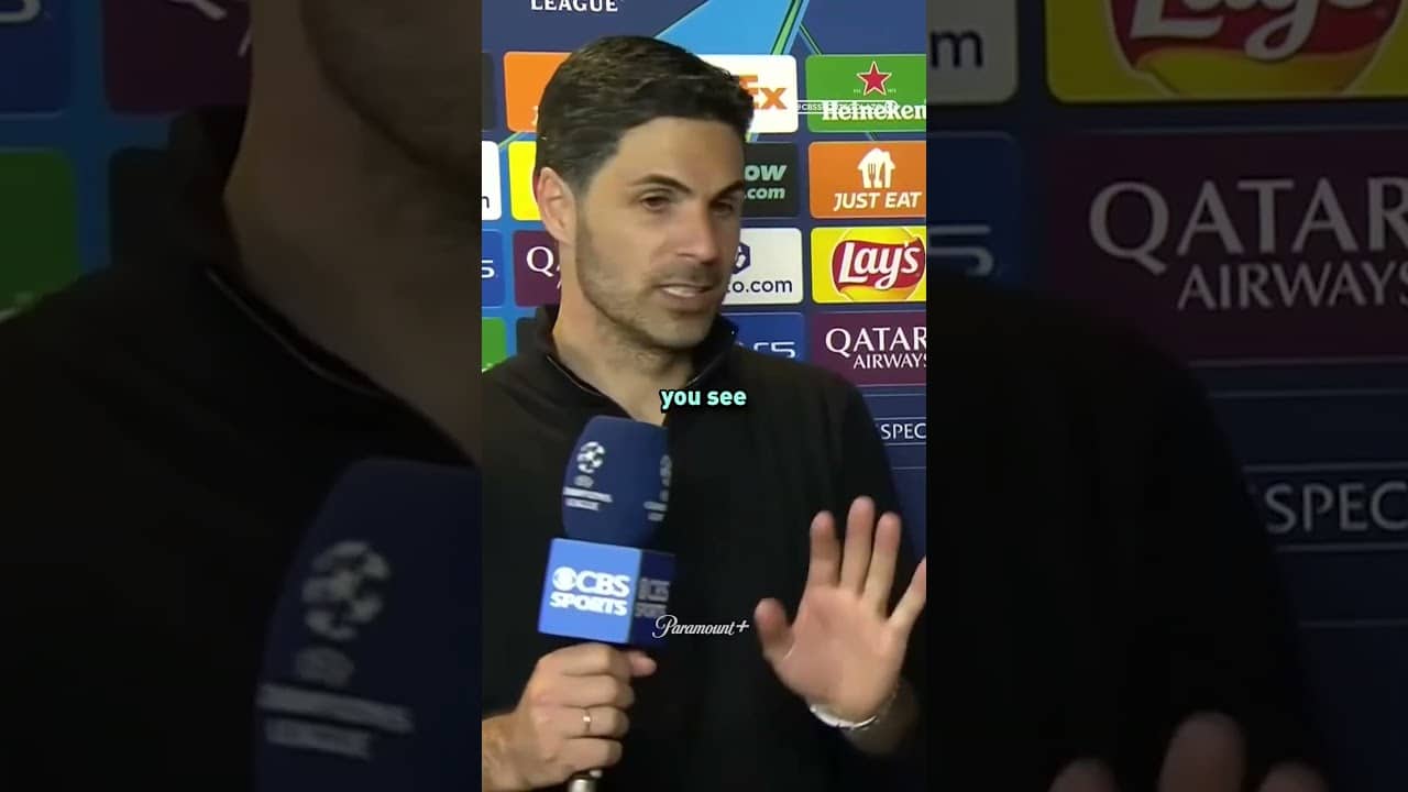 Mikel Arteta is not happy with the disallowed penalty decision 👀 #UCLToday #UCL #Arsenal