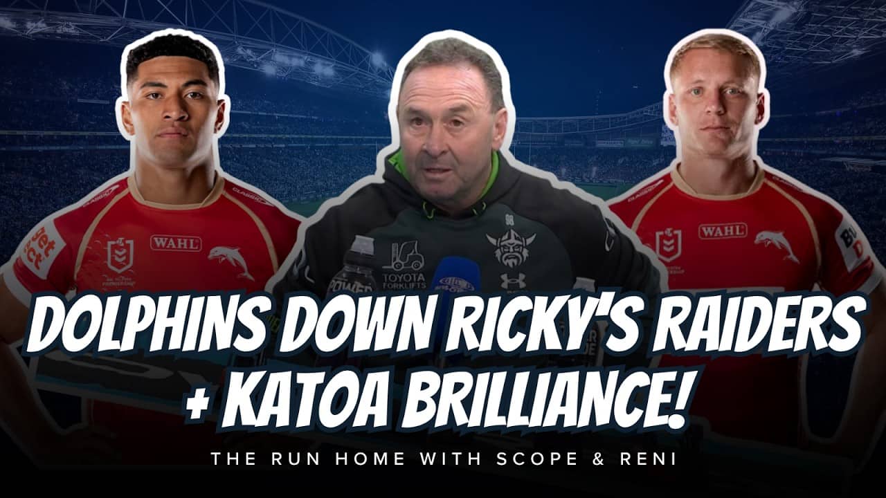 #NRL | Dolphins Down Ricky's Raiders with Scope and Reni Maitua