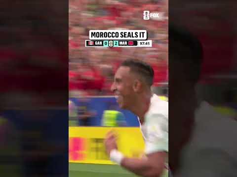 Rahimi with the cherry on top and Morocco is FLYING into the Quarterfinals 🇲🇦