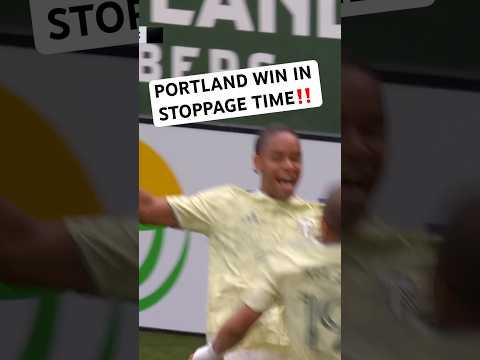 @TimbersFC DAGGER in stoppage time for the WIN!🎉🤯