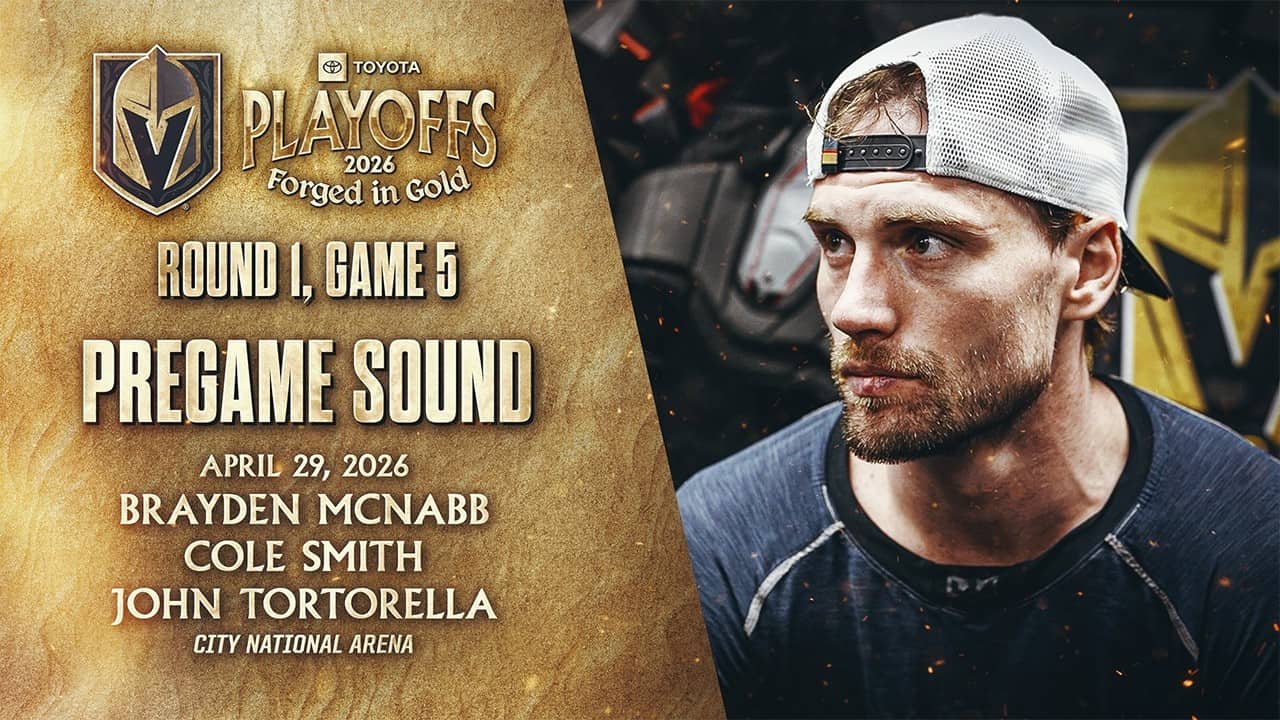 🎥 Round 1, Game 5 PREGAME SOUND: McNabb, Smith & Tortorella