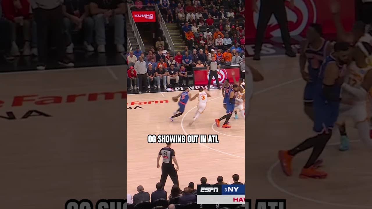 og puttin on a show 🔥 #nba #oganunoby #nyknicks