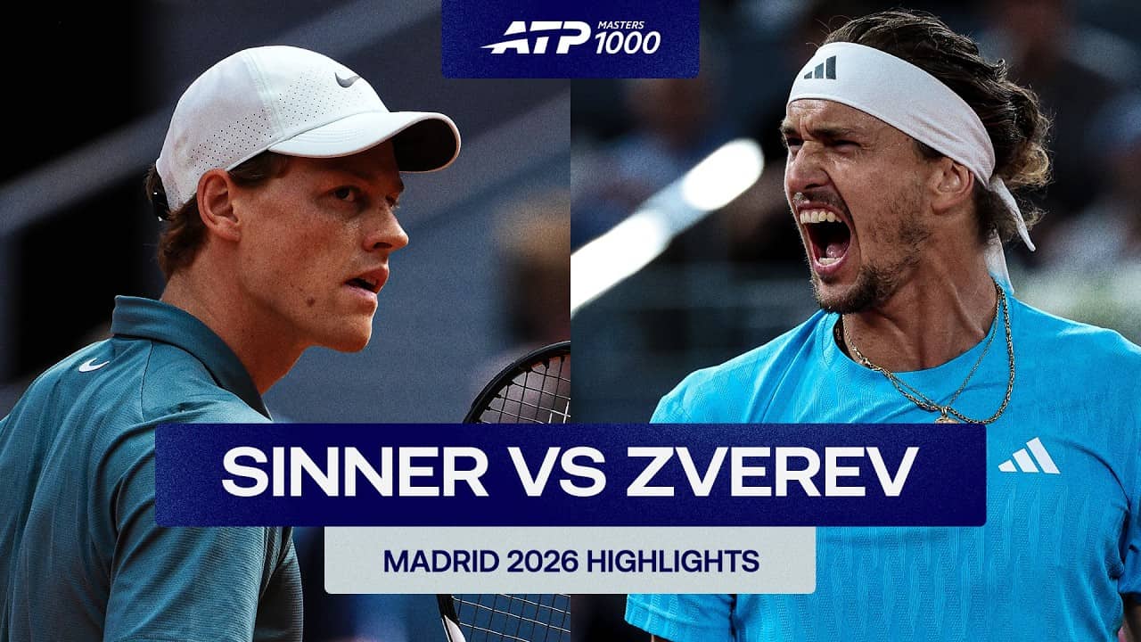 Jannik Sinner vs Alexander Zverev Highlights | Madrid 2026 Final