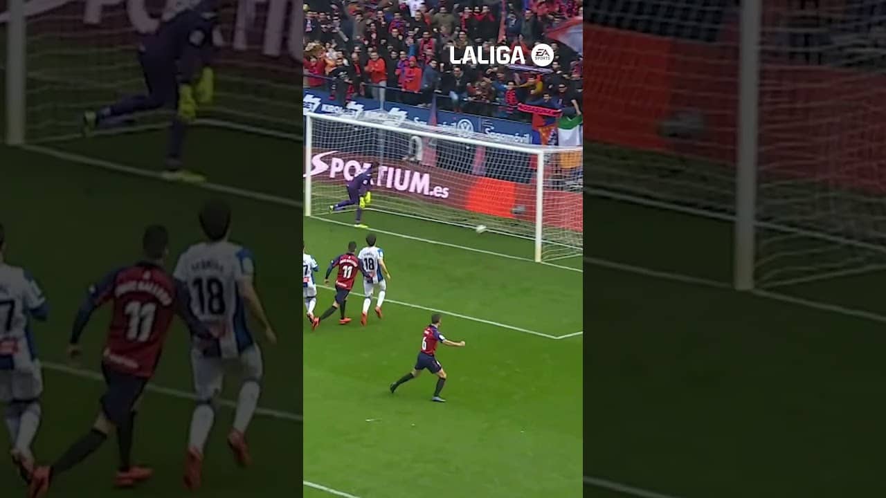Gol de Roberto Torres en el #OsasunaEspanyol de la temporada 2019/20 #LaLigaHighLights #Osasuna