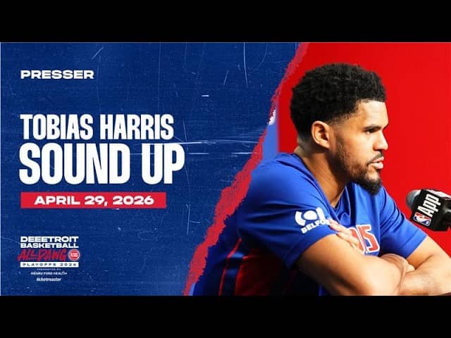 Post-Game Press Conference: Tobias Harris | Pistons vs. Magic | 04.29.26
