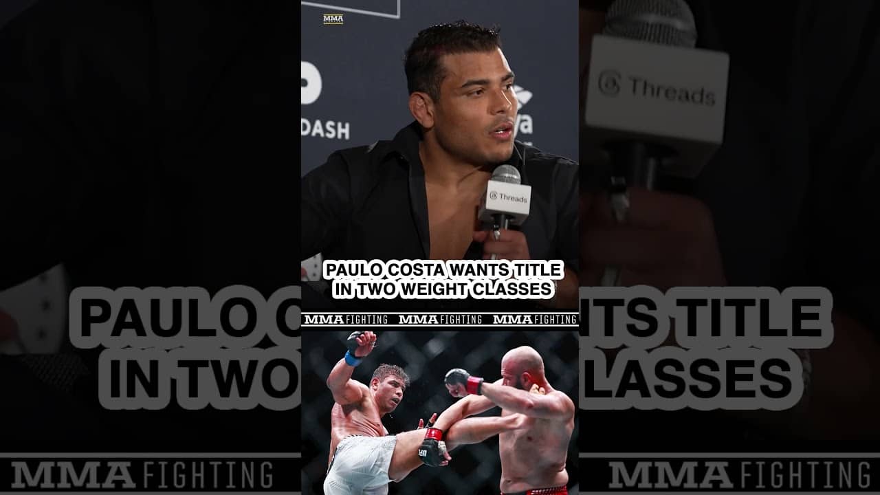 Paulo Costa wants TWO UFC titles after UFC 327 | MMA Fighting