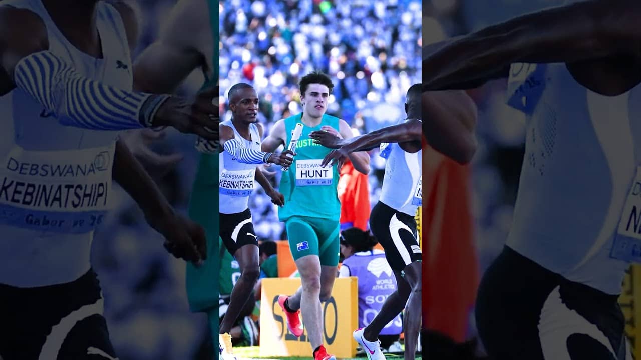 Bad day? Not here, Botswana turn drama into victory at the #WorldRelays 🔥