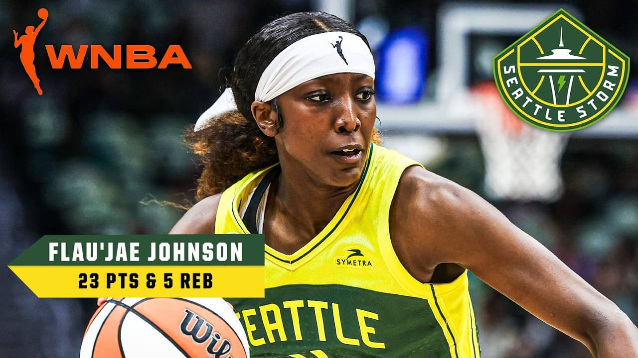 Flau'jae Johnson drops 23 PTS in the Storm’s win over the Sparks 🔥 | WNBA on ESPN