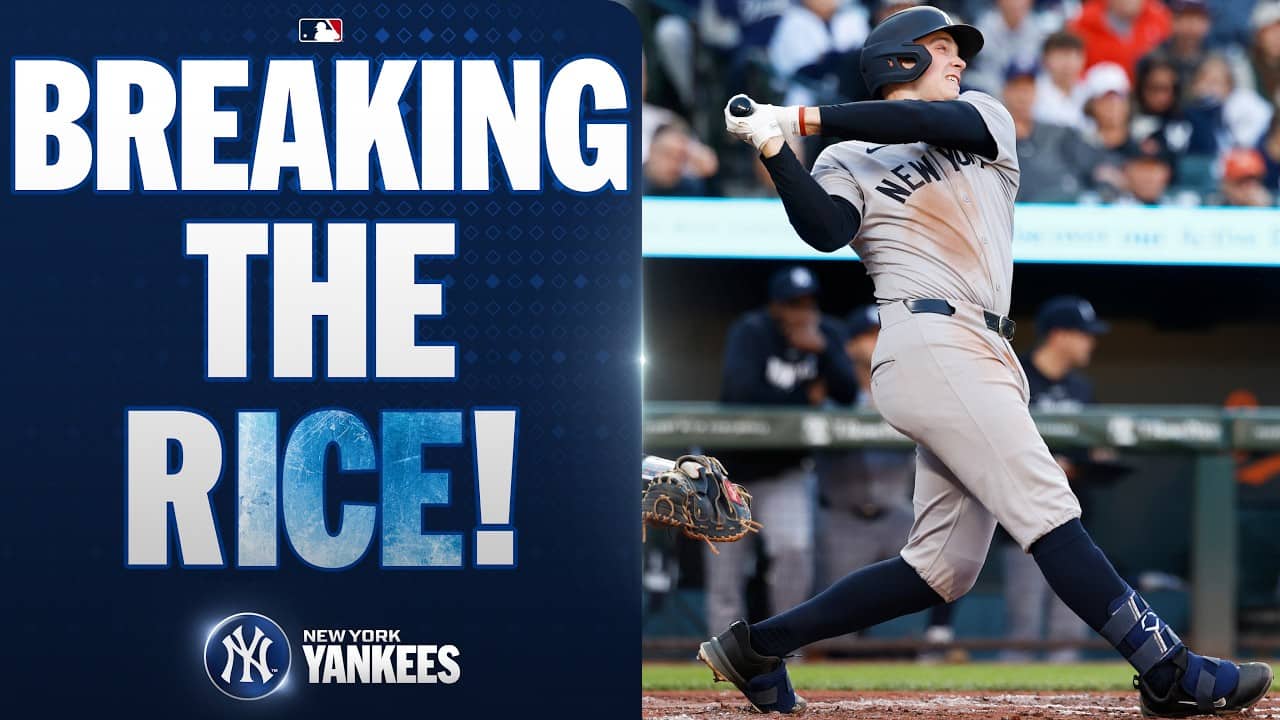 Ben Rice SLAMS an opposite-field HR for the Yankees! 🍚🔥 (Tied 3RD in AL for HR!) | MLB Highlights